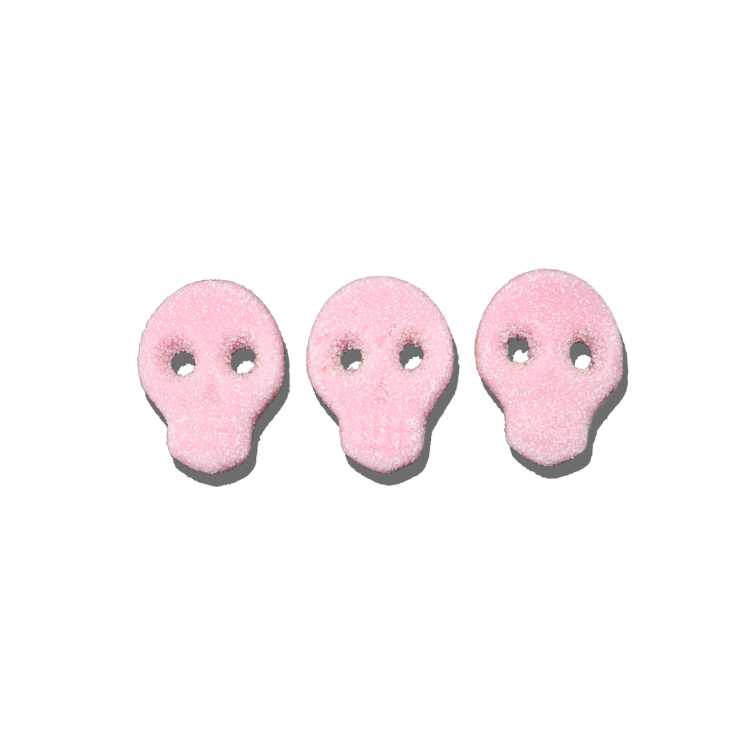 Fizzy Strawberry & Cream Skulls 100g - BestBargain Norwich