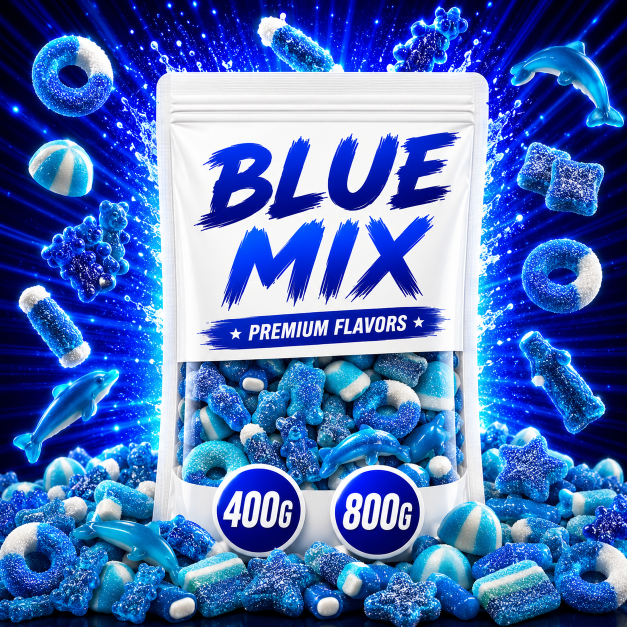 Blue Pick N Mix Bag