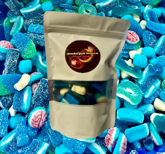 Blue Pick N Mix Bag / Fizzy & Non Fizzy / More choices / Pre Mix / This cannot be customised in any way / - BestBargain Norwich