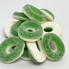 Fizzy Apple Rings 100g - BestBargain Norwich
