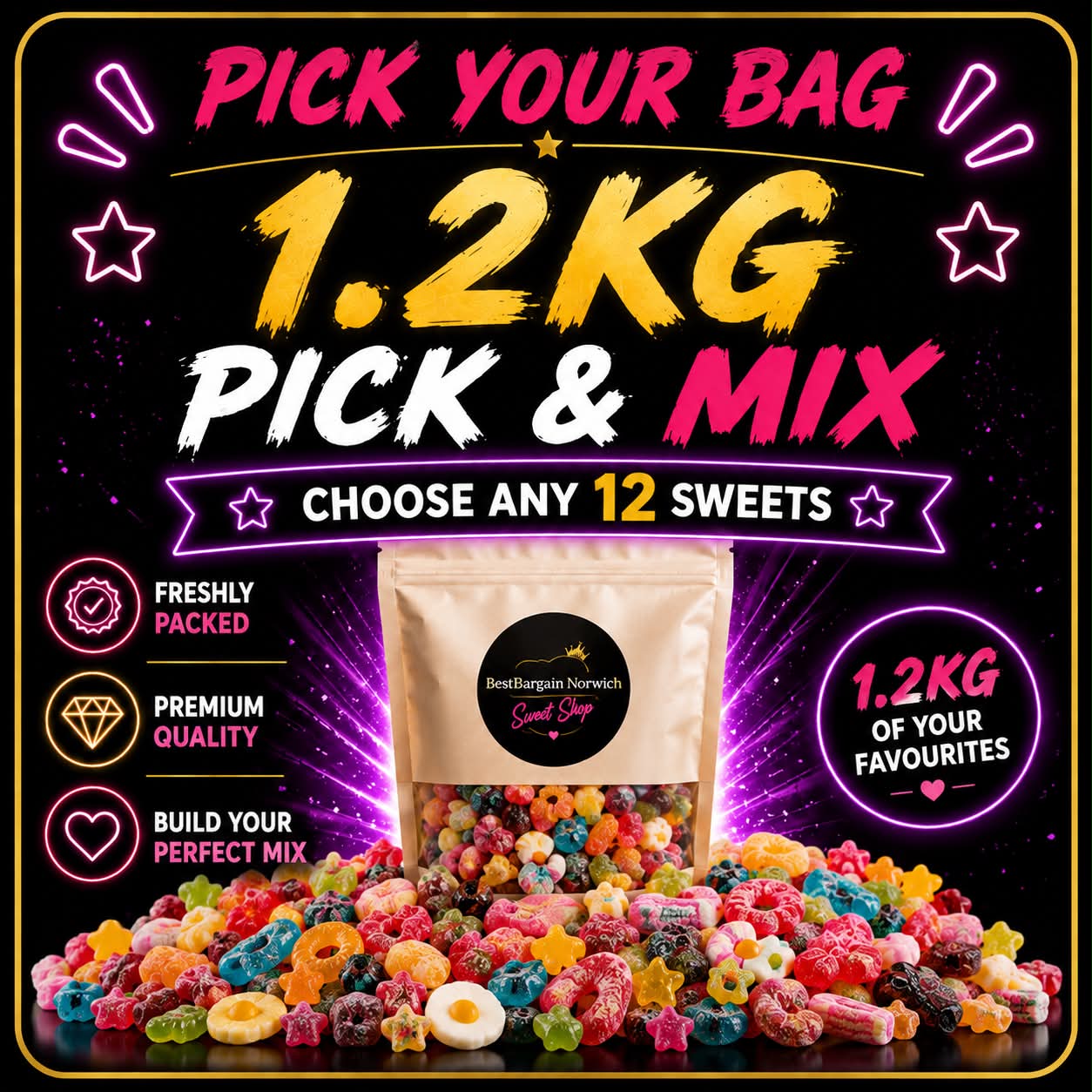 Build Your Own Pick & Mix - 1.2kg