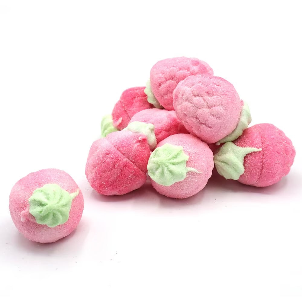 Raspberry Jelly Filled Mallows 100g - BestBargain Norwich