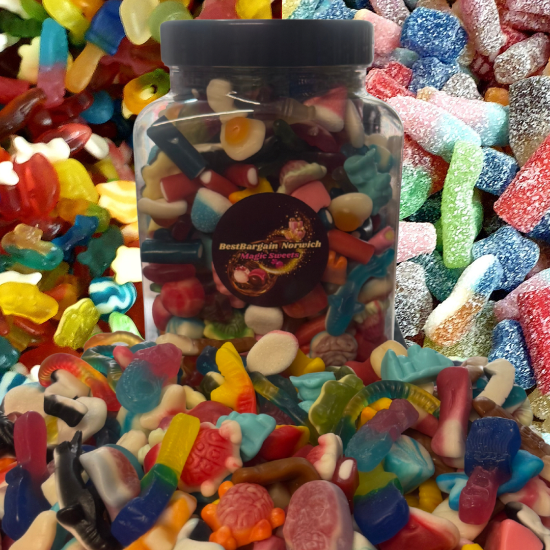 1.8KG Pick N Mix Jar / Pre Mix / - BestBargain Norwich