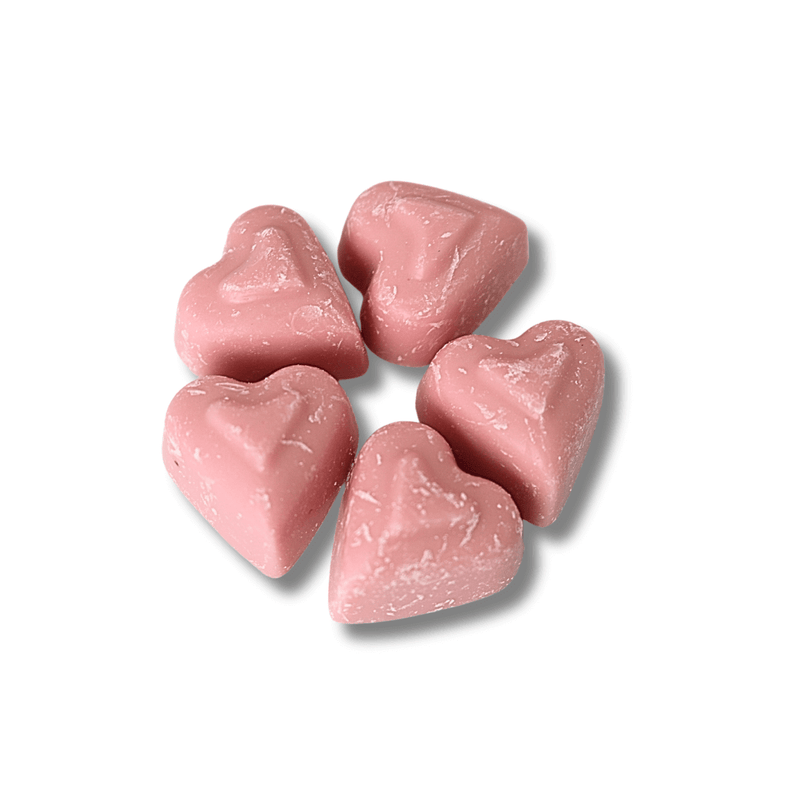 Pink Chocolate Hearts 100g - BestBargain Norwich
