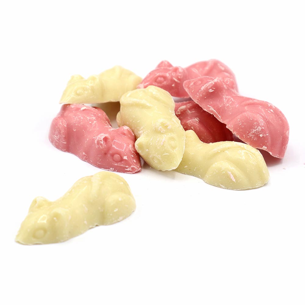 Giant Pink & White Mices 100g - BestBargain Norwich