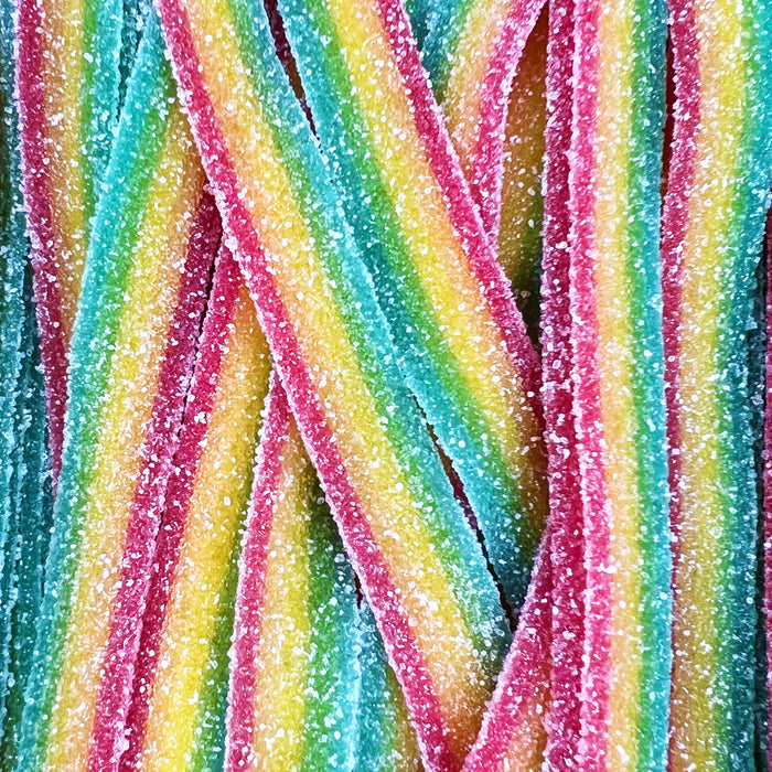 Fizzy Rainbow Belts 100g - BestBargain Norwich