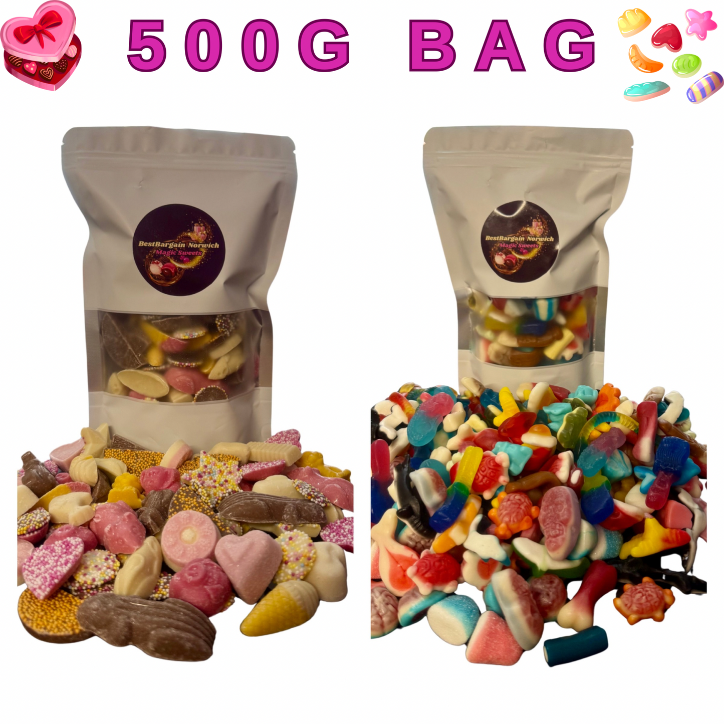500G Pick N Mix Bag / Pre Mix / - BestBargain Norwich