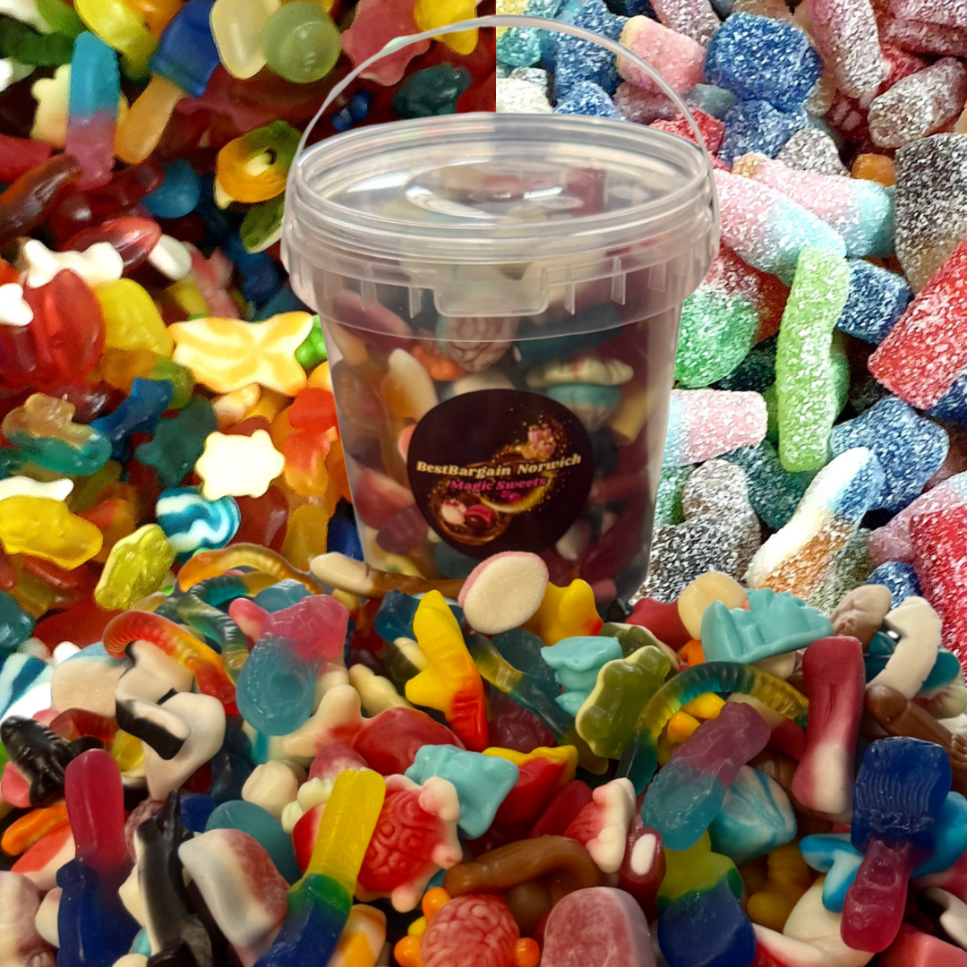 750G Pick N Mix Bucket / Pre Mix / - BestBargain Norwich