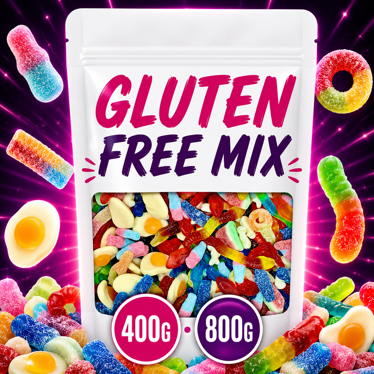 Gluten Free Pick N Mix Bag - Fizzy & Non Fizzy