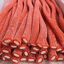 Fizzy Strawberry Pencils 100g - BestBargain Norwich