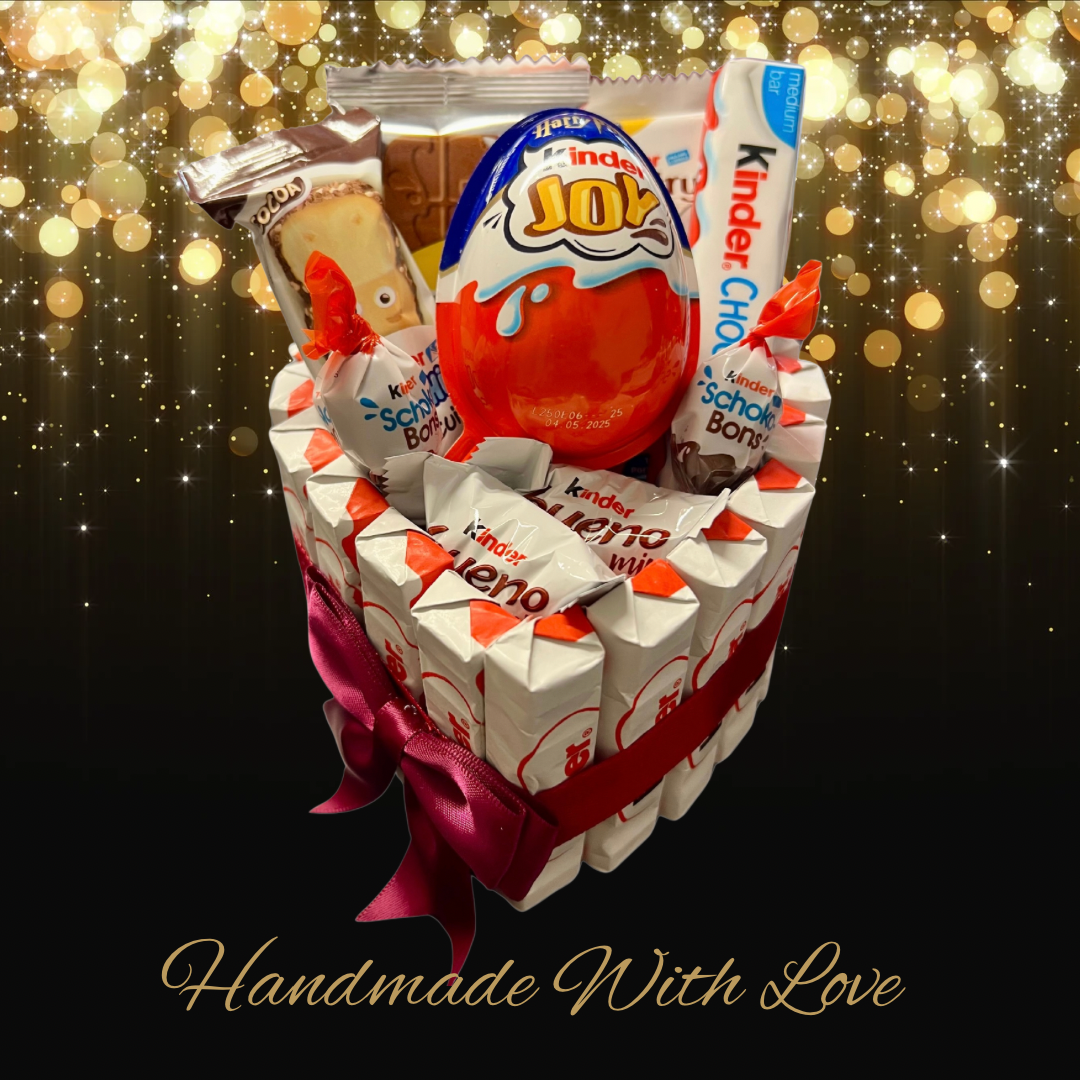 Luxury Handmade Kinder Chocolate Selection Heart / Kinder Joy / Mini - BestBargain Norwich