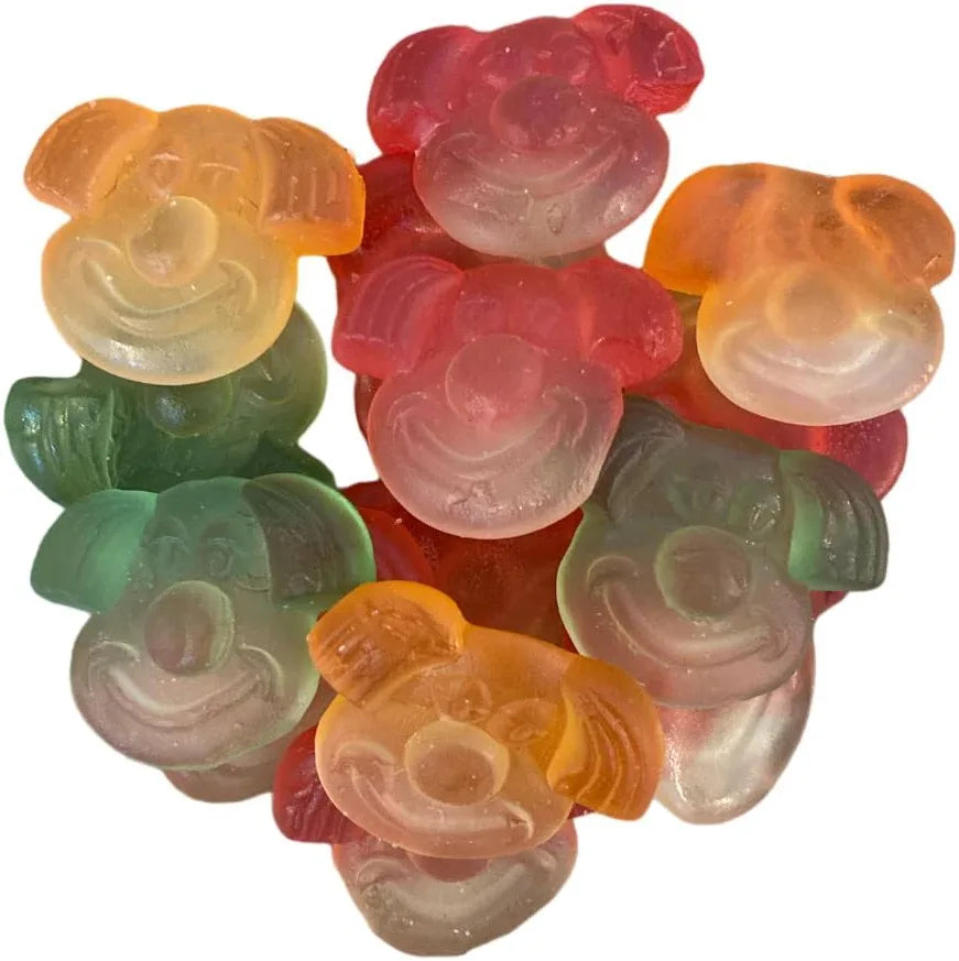 Sugar Free Fruit Gum Clowns 100g