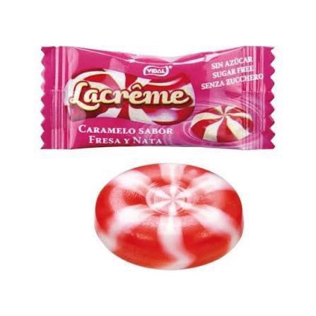 Sugar Free Wrapped Strawberry Lacreme 100g