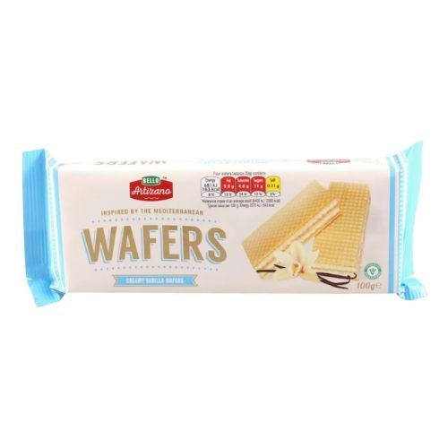 Best Before 14/06/2024 (100g) - Bello Creamy Vanilla Wafers - BestBargain Norwich