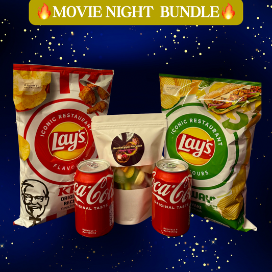 Movie Night Bundle - Pick N Mix Sweet Bag - Crisp - Coca-Cola - Lays - Snacks - Perfect for Home Cinema Nights - Share