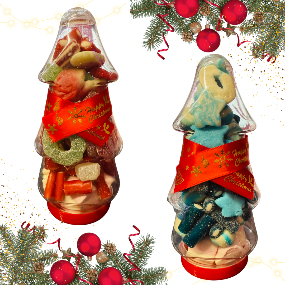 Christmas Sweet Mix Candy Gift Jars / Festive Pick N Mix