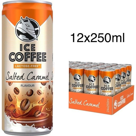 12x250ml Case of Hell Ice Coffee Salted Caramel - Best Before 07/12/2025 - BestBargain Norwich