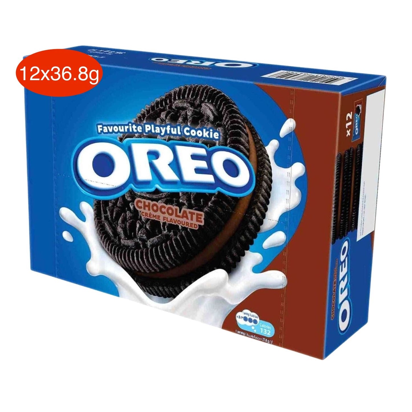 12x36.8g Case of Oreo Chocolate Creme Flavoured - Best Before 04/04/2025 - BestBargain Norwich