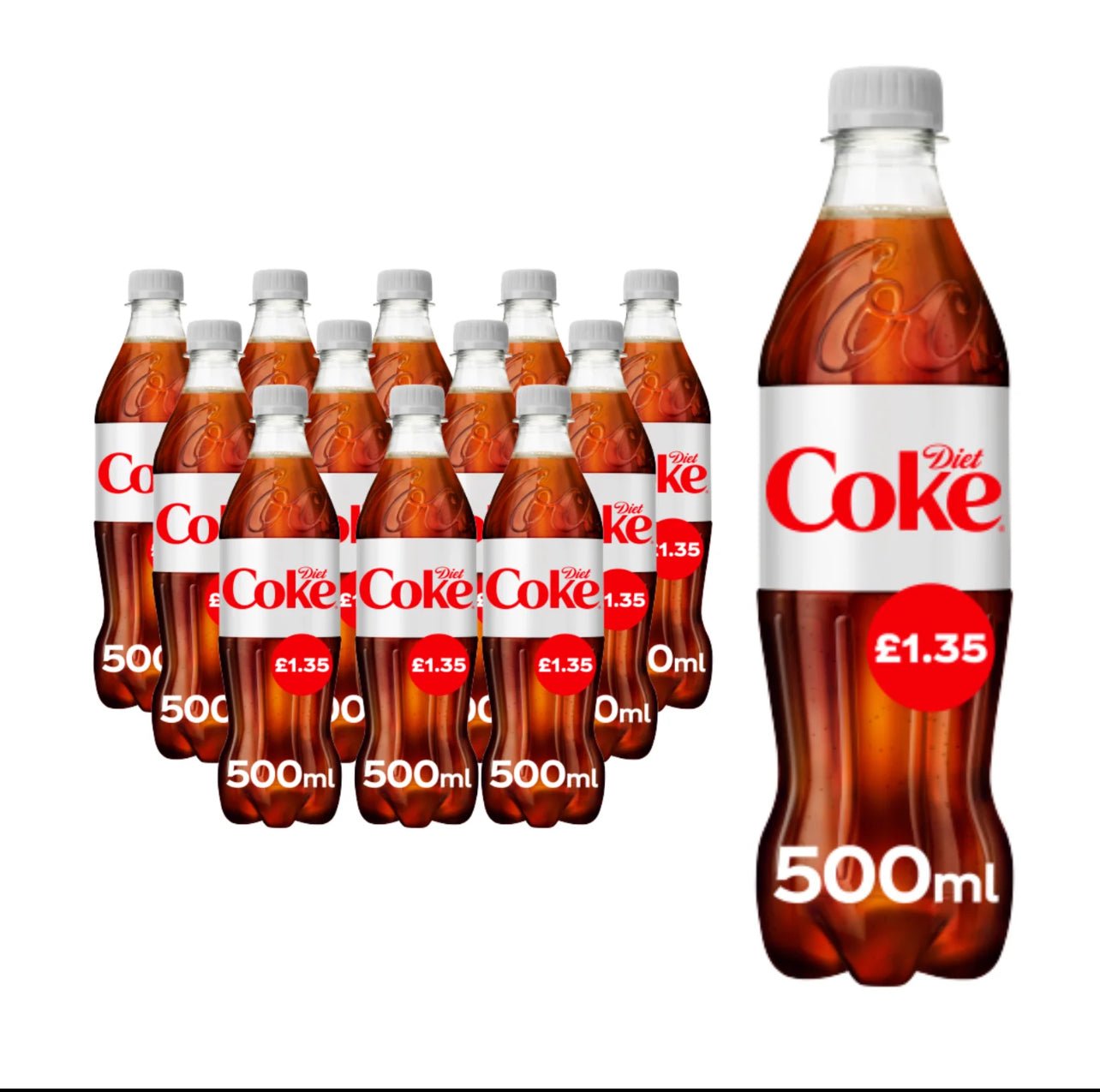 12x500ml Case of Diet Coke - Best Before 30/11/2024 - BestBargain Norwich