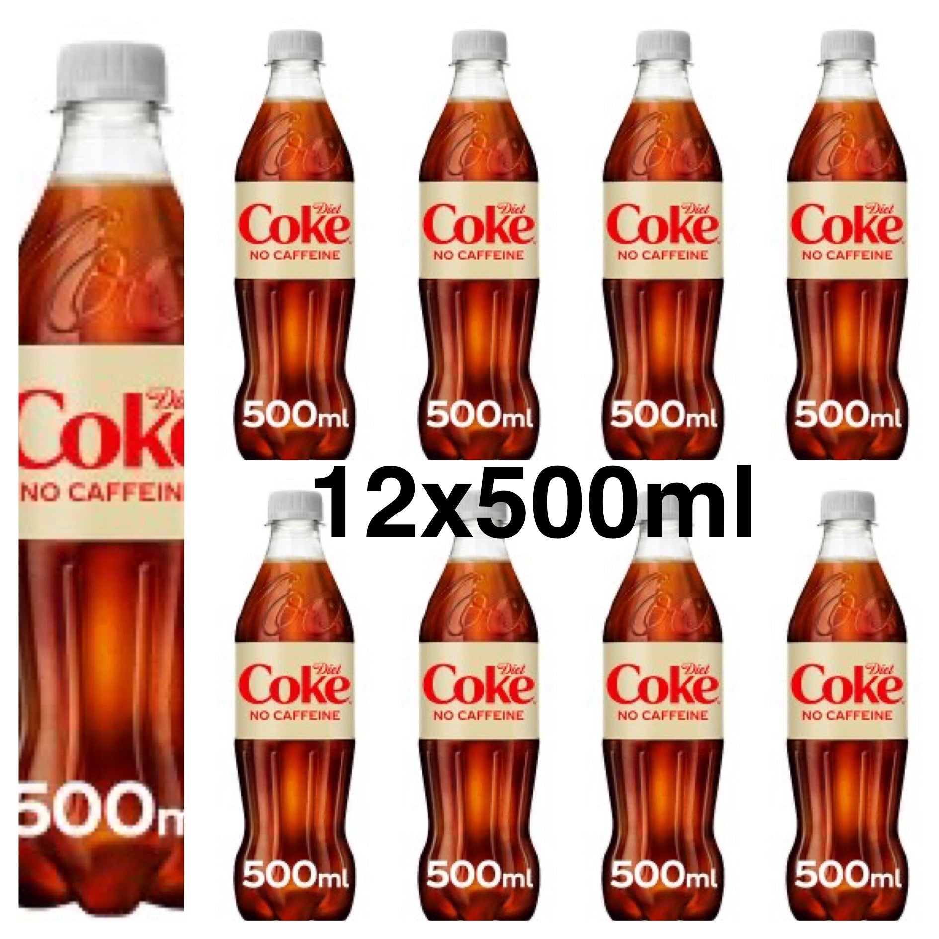 12x500ml Case of Diet Coke Caffeine Free - Best Before 30/11/2024 - BestBargain Norwich