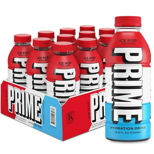 12x500ml Case of Prime Ice Pop - Best Before 07/2024 - BestBargain Norwich