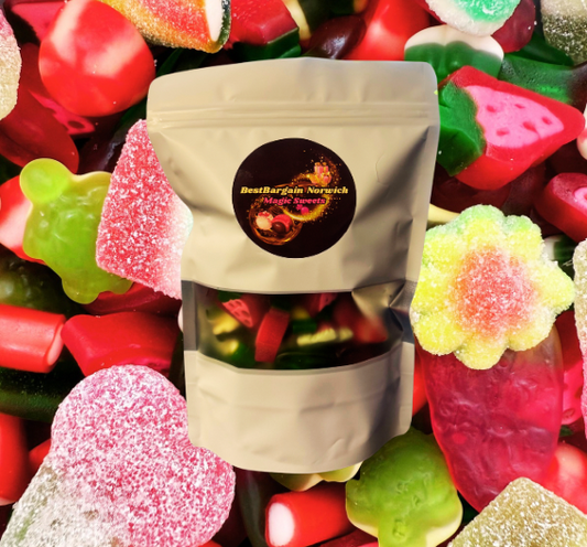 Green & Red Pick N Mix Bag / Fizzy & Non Fizzy / More choices / Pre Mix / This cannot be customised in any way / - BestBargain Norwich