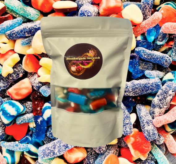 Blue & Red Pick N Mix Bag / Fizzy & Non Fizzy / More choices / Pre Mix / This cannot be customised in any way / - BestBargain Norwich
