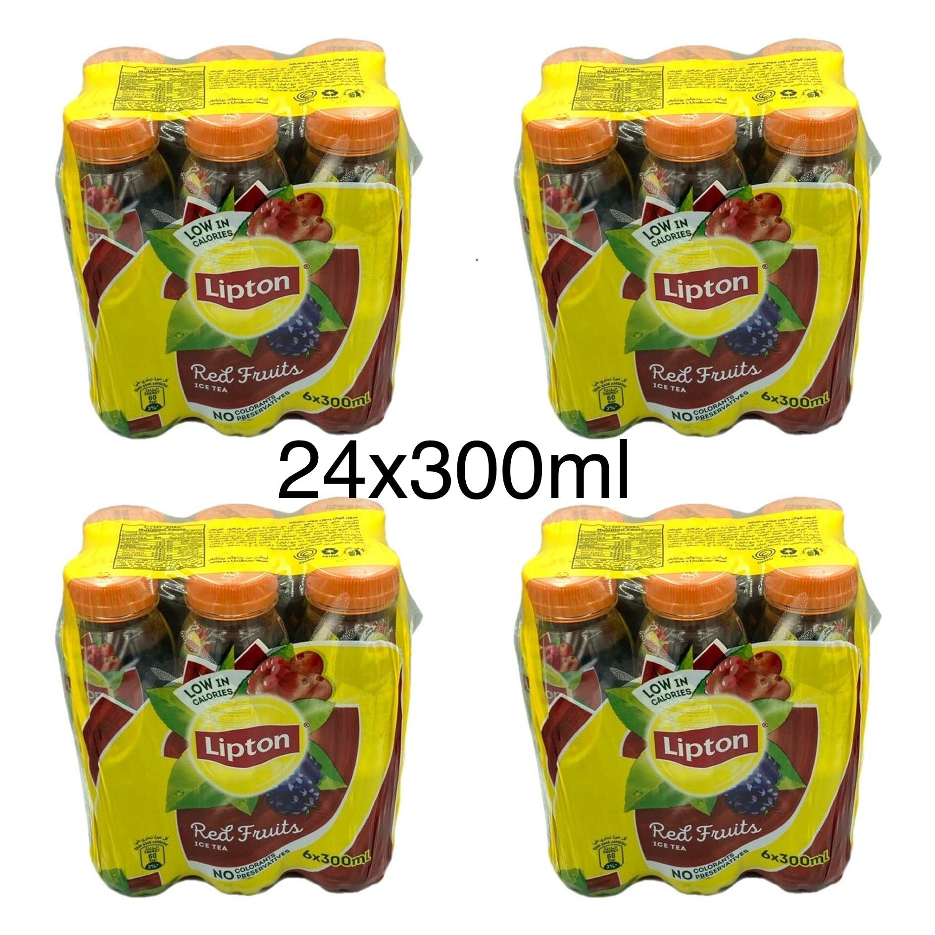 24x300ml Case of Lipton Ice Tea Red Fruits - Best Before 22/05/2024 - BestBargain Norwich