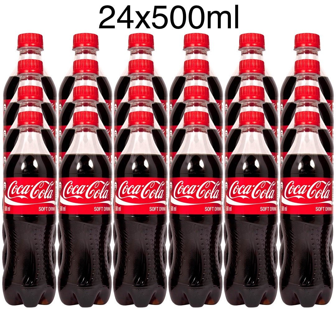 24x500ml Case of Coca Cola Regular - Best Before 30/09/2024 - BestBargain Norwich