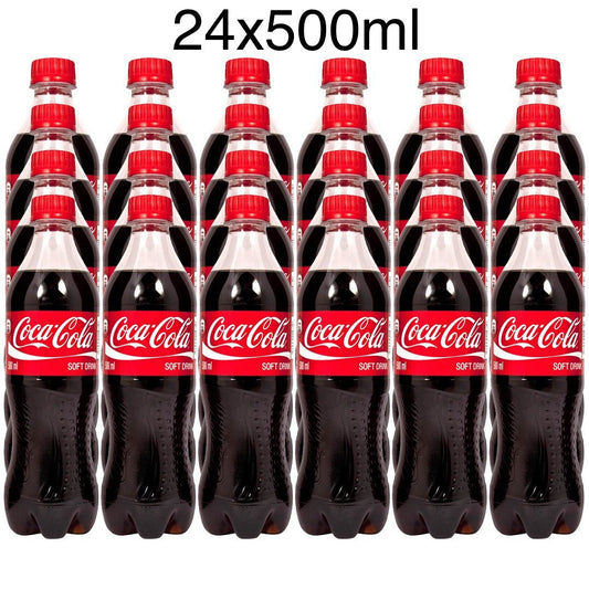 24x500ml Case of Coca Cola Regular - Best Before 30/09/2024 - BestBargain Norwich