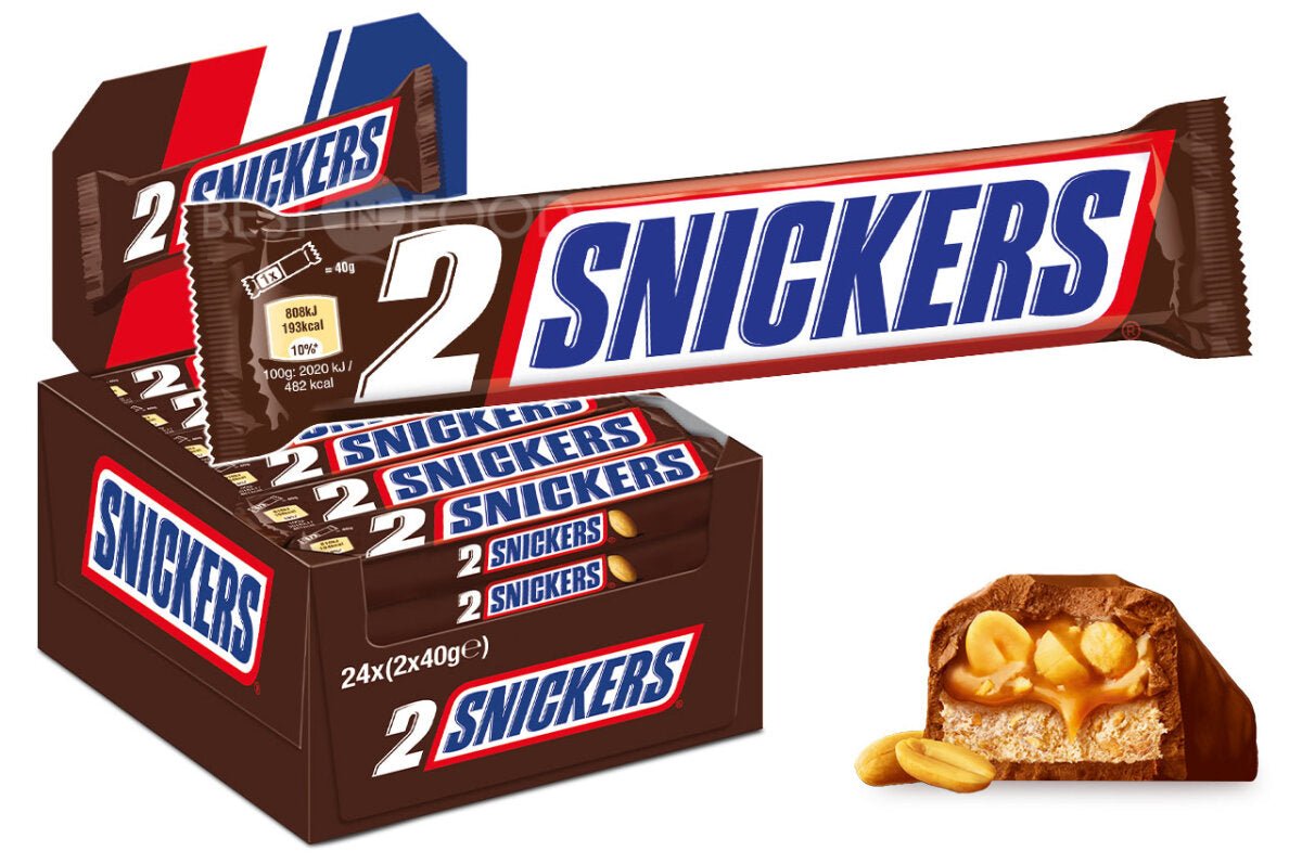 24x80g Case of Snickers Duo - Best Before 29/12/2024 - BestBargain Norwich