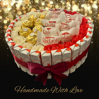 Luxury Handmade Chocolate Gift Selection With Ferrero Rocher / Raffaello / Kinder / Medium - BestBargain Norwich