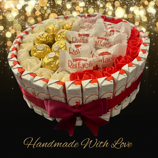 Luxury Handmade Chocolate Gift Selection With Ferrero Rocher / Raffaello / Kinder / Medium - BestBargain Norwich