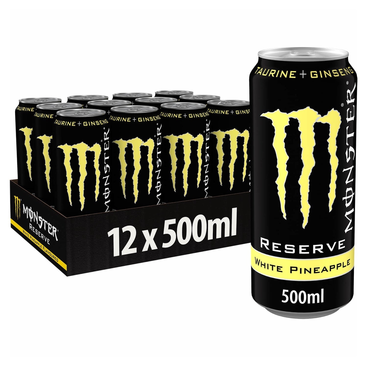 /30.06.2024/ Monster Reserve White Pineapple “Case” (12x500ml) - BestBargain Norwich