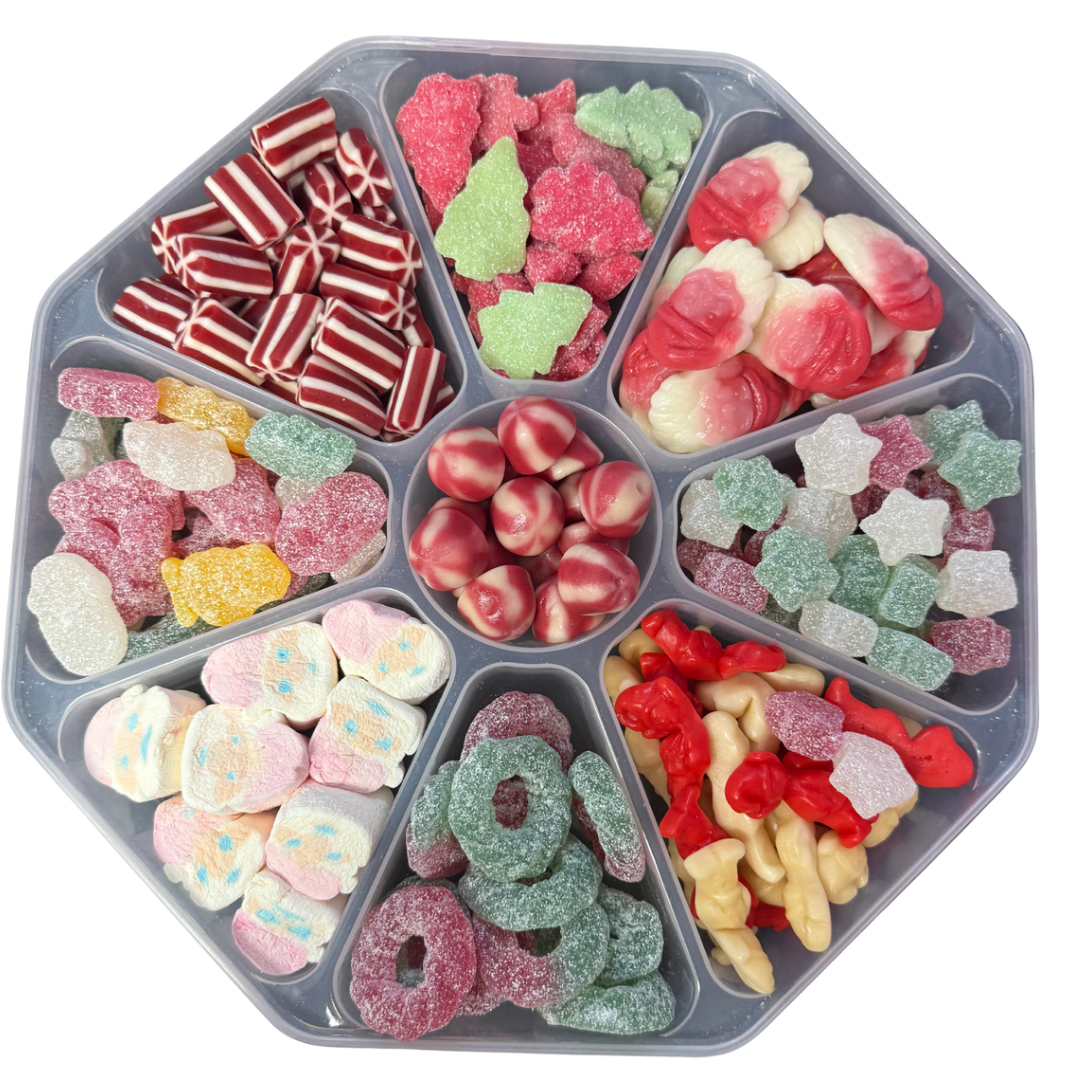 Christmas Sweet Mix Candy Gift Platters / Festive Pick N Mix