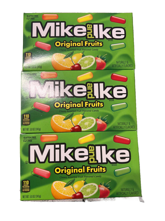 3x141g Mike and Ike Original Fruits - Best Before 04/2024 - BestBargain Norwich