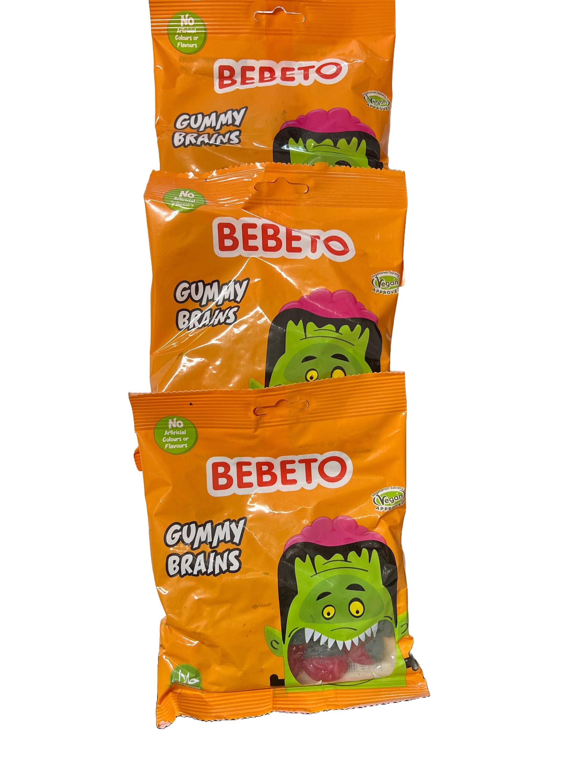 3x150g Bebeto Gummy Brains - Best Before 16/01/2024 - BestBargain Norwich