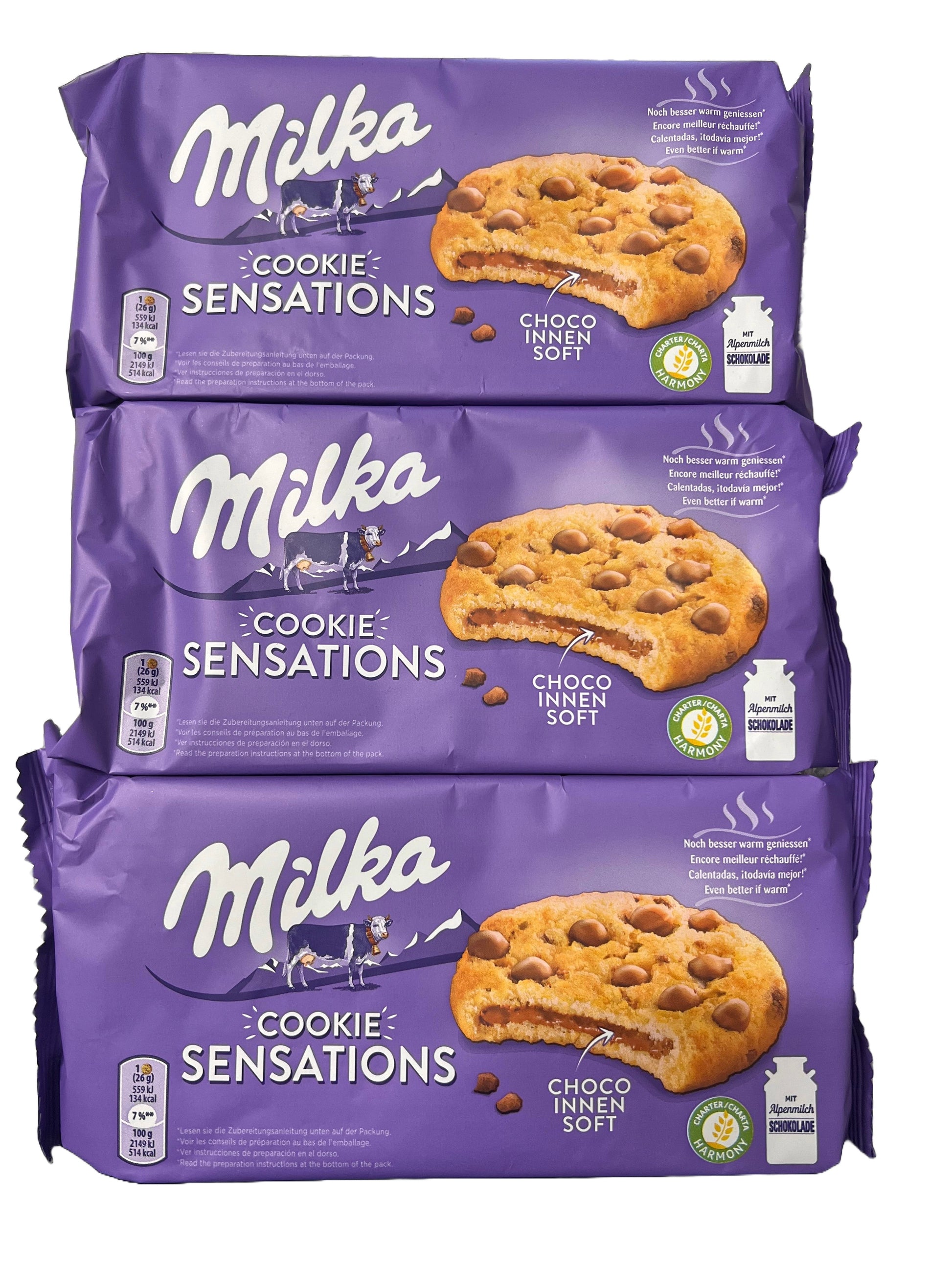 3x156g Milka Cookie Sensations - Best Before 21/02/2024 - BestBargain Norwich