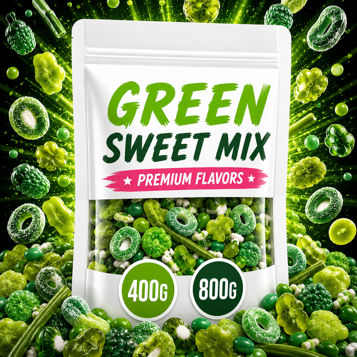 Green Pick N Mix Bag