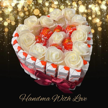 Luxury Handmade Ferrero & Kinder Chocolate Heart Gift Selection