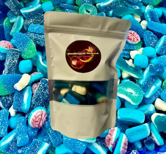Blue Pick N Mix Bag / Fizzy & Non Fizzy / More choices / Pre Mix / This cannot be customised in any way / - BestBargain Norwich