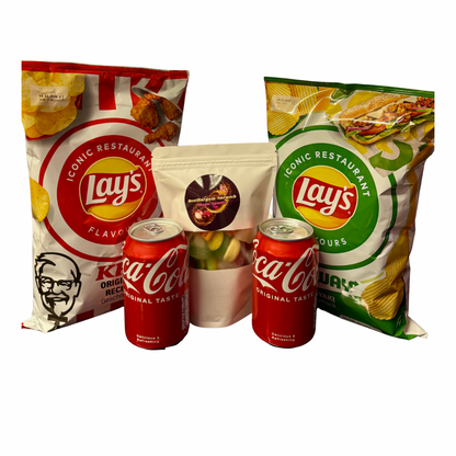 Movie Night Bundle - Pick N Mix Sweet Bag - Crisp - Coca-Cola - Lays - Snacks - Perfect for Home Cinema Nights - Share