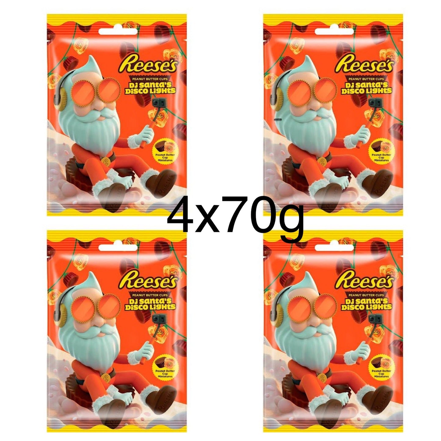 4x70g Reeses Peanut Butter Cups - Best Before 01/05/2024 - BestBargain Norwich