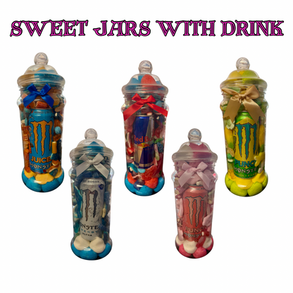 Sweet Jars With Drink