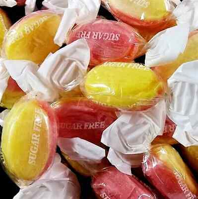 Sugar Free Rhubarb & Custard 100g / hard boiled /