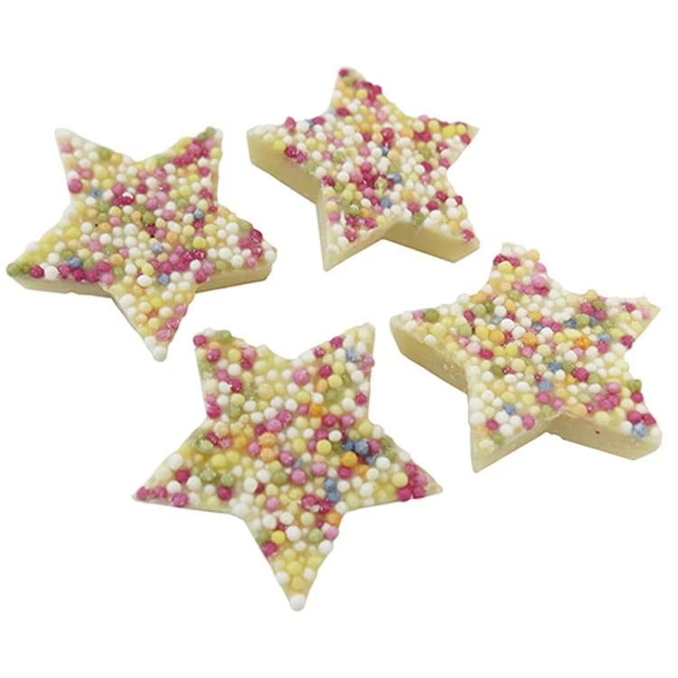 White Chocolate Stars 100g - BestBargain Norwich