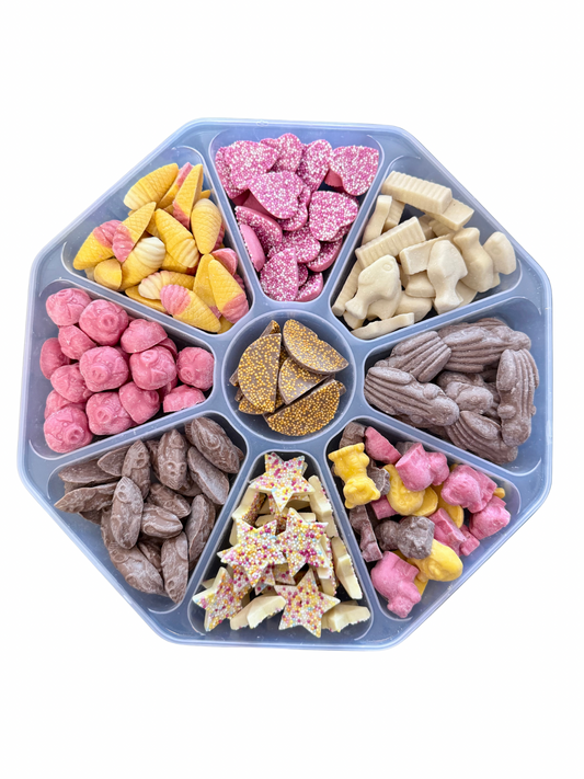 Chocolate Sweet Platter With Lid ( approx 1.2Kg ) Pre Mix
