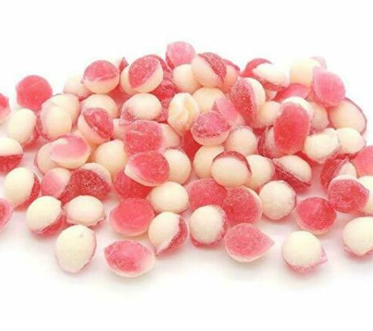 Strawberry & Cream Pips 100g / hard boiled - BestBargain Norwich
