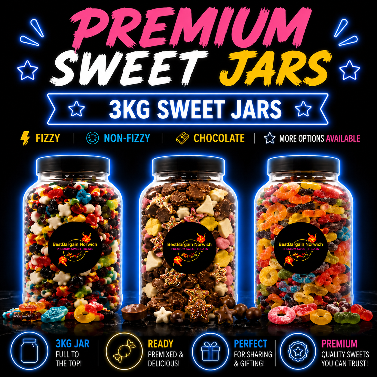 3KG Pick N Mix Jar