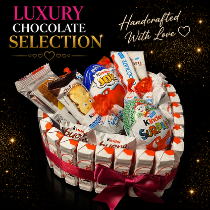 Luxury Handmade Kinder Chocolate Heart Gift Selection / Kinder Joy & Kinder Surprise / Small